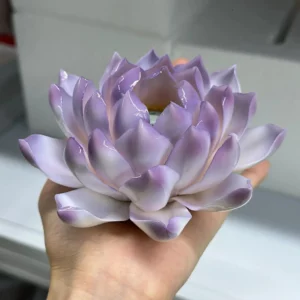 Handmade Purple Lotus Flower Incense Holder