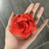 Handmade Red Rose Flower Incense Holder
