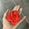 Handmade Red Rose Flower Incense Holder