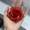 Handmade Red Rose Flower Incense Holder