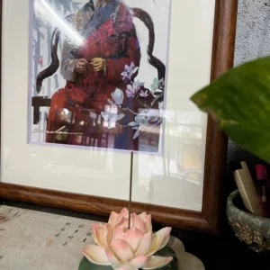Handmade Pink Lotus Flower Incense Holder