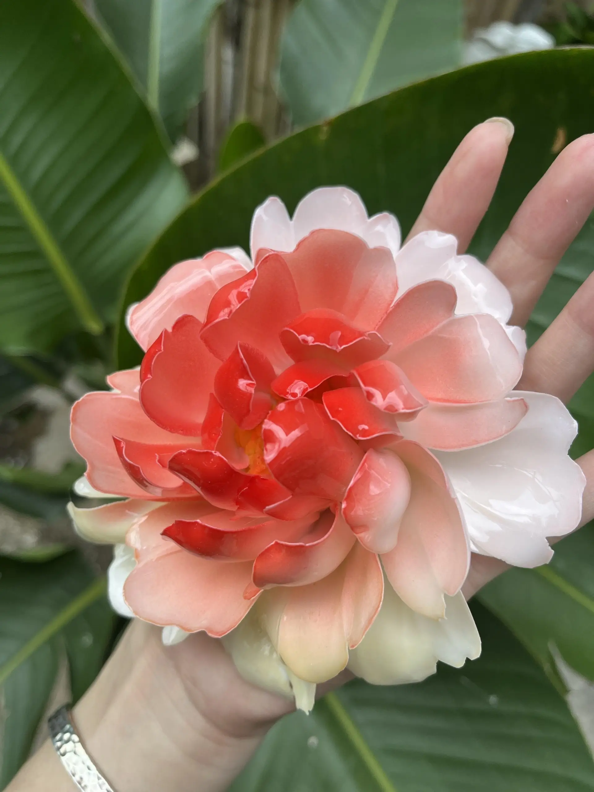 Handmade Pink Peony Flower Incense Holder