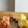 Handmade Yellow/Orange Magnolia Flower Incense Holder