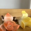 Handmade Yellow/Orange Magnolia Flower Incense Holder