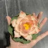 Handcrafted Ceramic Incense Holder Pink Lotus Flower Incense Stick Holder
