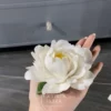 Unique Handmade Floral Shaped Incense Holder White Ceramic Incense Holder