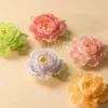 Orange/Pink/White/Green/Red Ceramic Incense Holder Handmade Floral Shaped Incense Burner