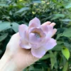 Handmade Lavender Ceramic Incense Holder Lotus Flower Shaped Incense Stick Holder