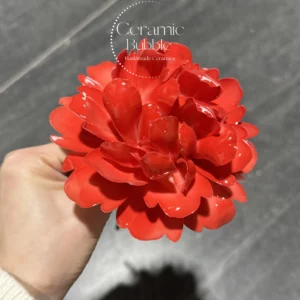 Handmade Ceramic Ornament Statement Floral Desk Decor Antique Home Decor Unique Tea Pet