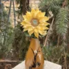 Handmade Sunflower Shaped Ceramic Desk Decor Ceramic Flower Housewarming Gift