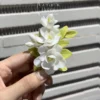 Handmade Jasmine Shaped Ceramic Flower Fridge Magnet House Warming Gift