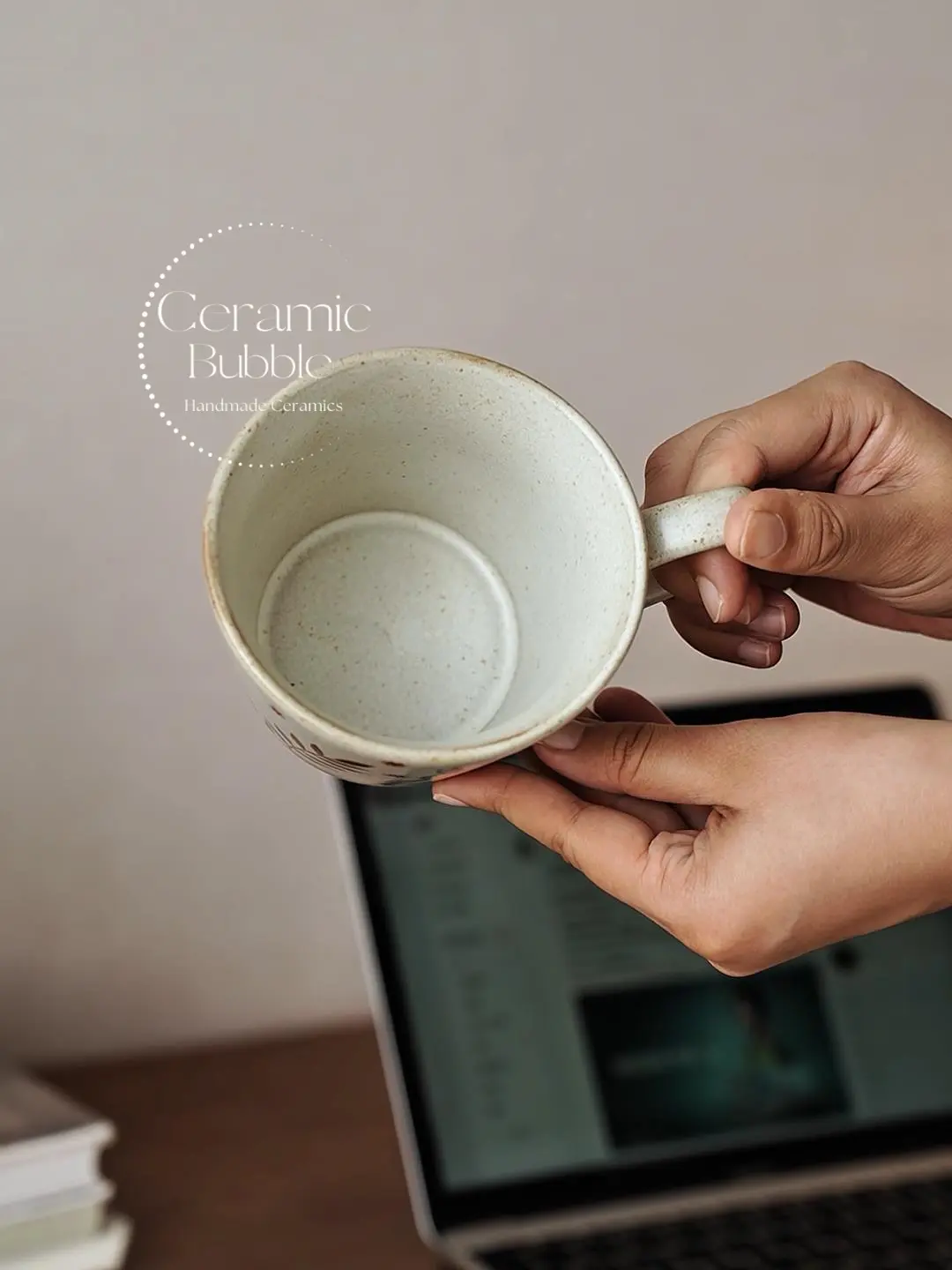 Handmade Brown Rabbit Coffee Mug Artistic Ceramic Mug