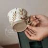 Handmade Brown Rabbit Coffee Mug Artistic Ceramic Mug