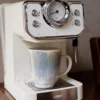 Handmade Blue Glazed Ceramic Mug Artistic Watercolor Inspired Coffee Cup