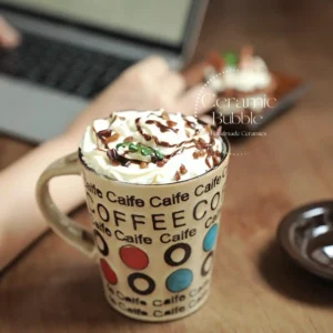 Handmade Retro Ceramic Coffee Mug Colorful Artistic Cup